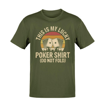 Lucky Poker T-Shirt: Funny Card Player Tee - 5 Colours - product image 3
