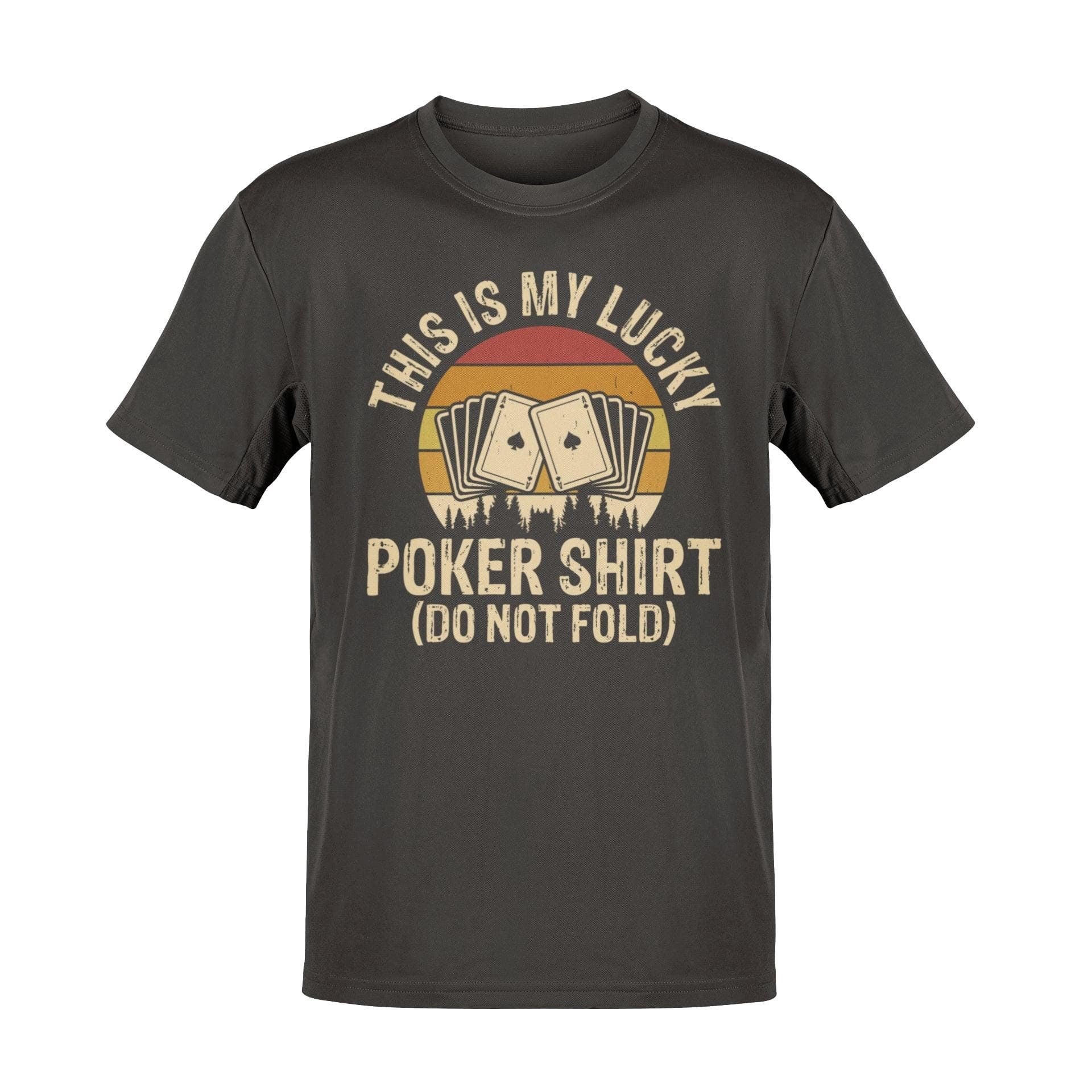 Lucky Poker T-Shirt: Funny Card Player Tee - 5 Colours