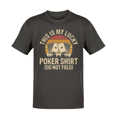 Lucky Poker T-Shirt: Funny Card Player Tee - 5 Colours