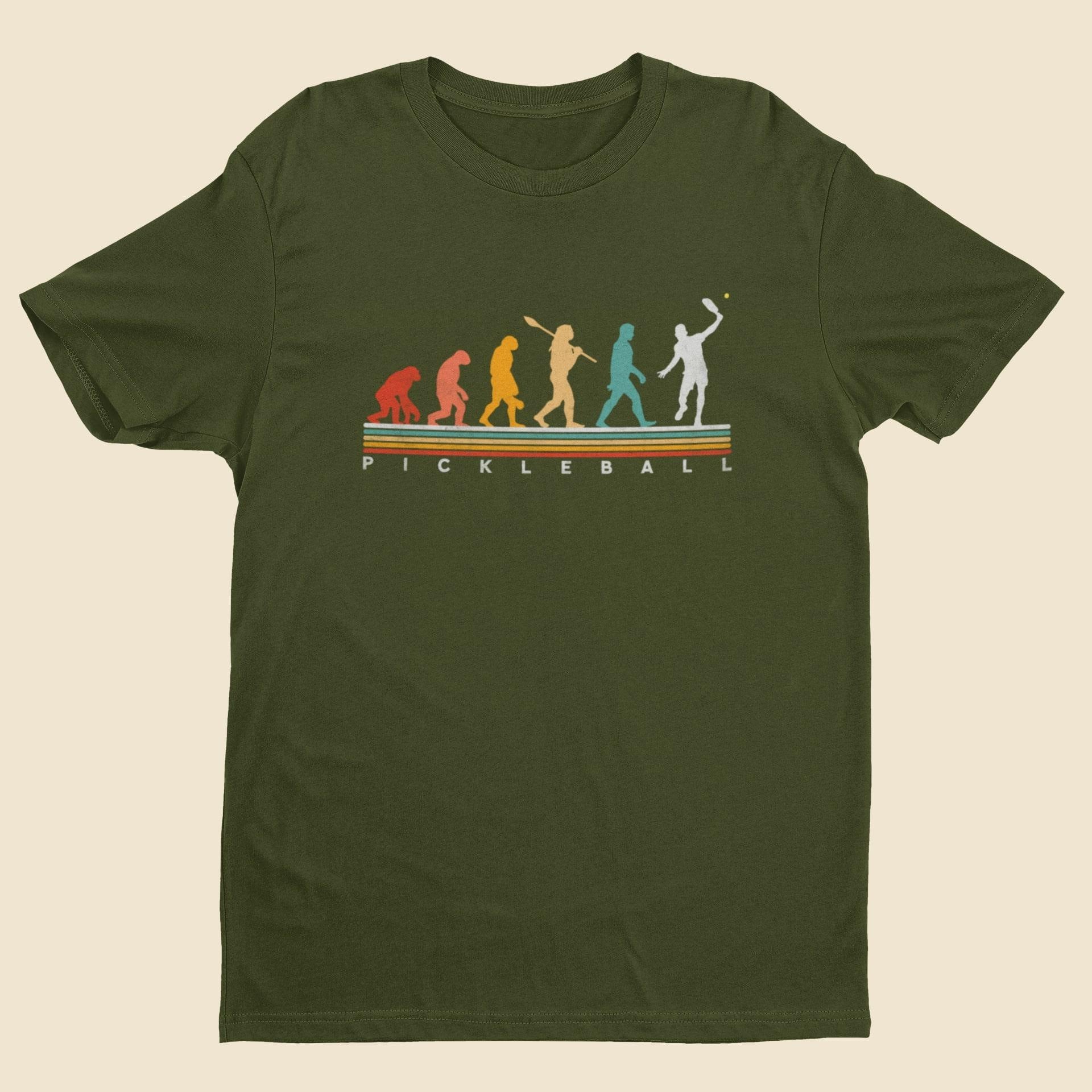 Pickleball Evolution T-Shirt: Funny Retro Graphic Tee - product image 6
