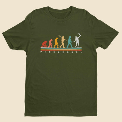 Pickleball Evolution T-Shirt: Funny Retro Graphic Tee - product image 6