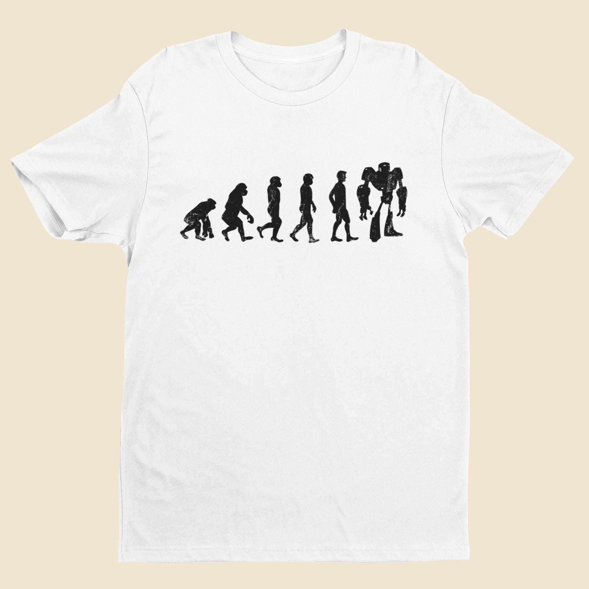 Evolution to Robot T-Shirt Funny AI Tech Gift for Coders Gamers Engineers Geeks - product image 11
