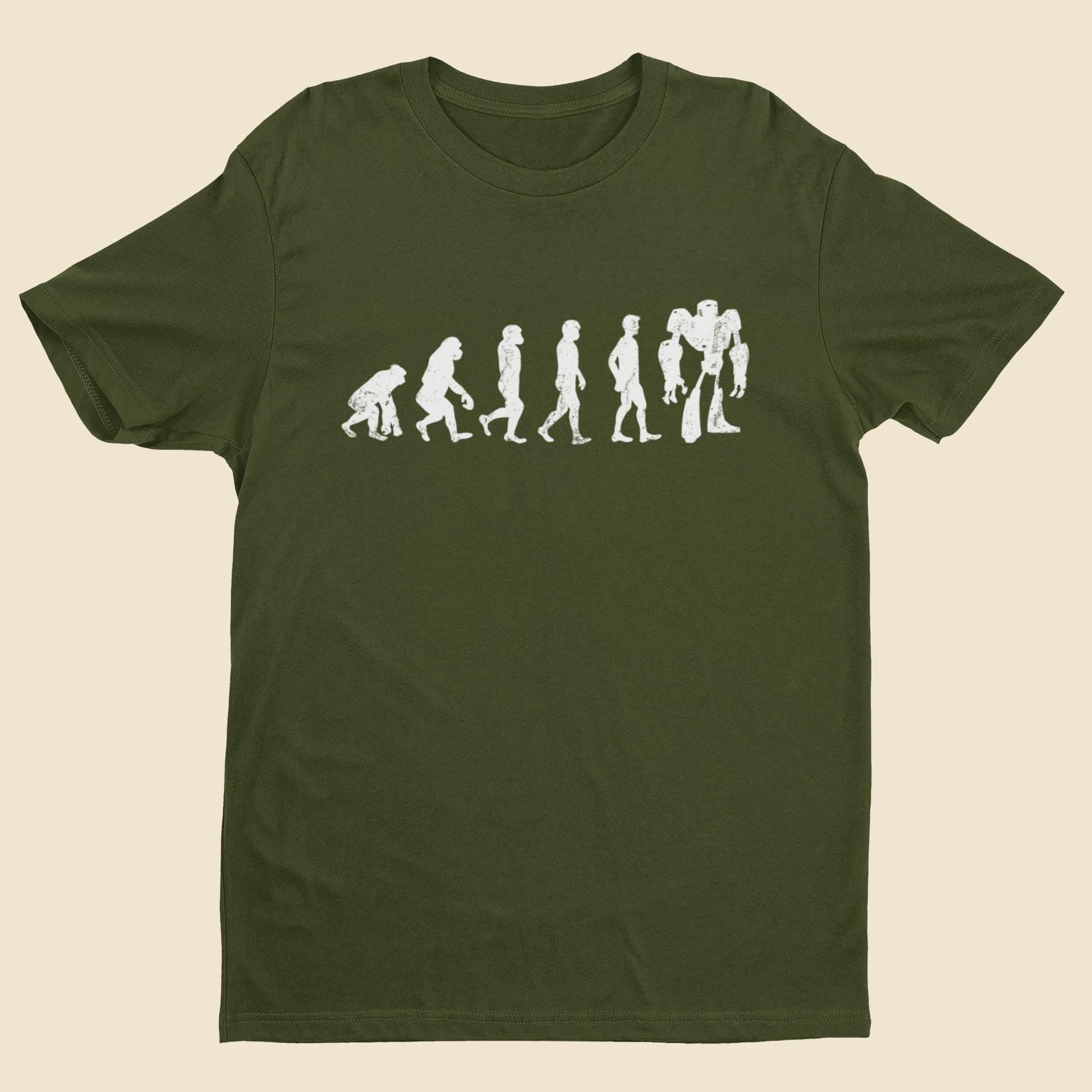 Evolution to Robot T-Shirt Funny AI Tech Gift for Coders Gamers Engineers Geeks - product image 17