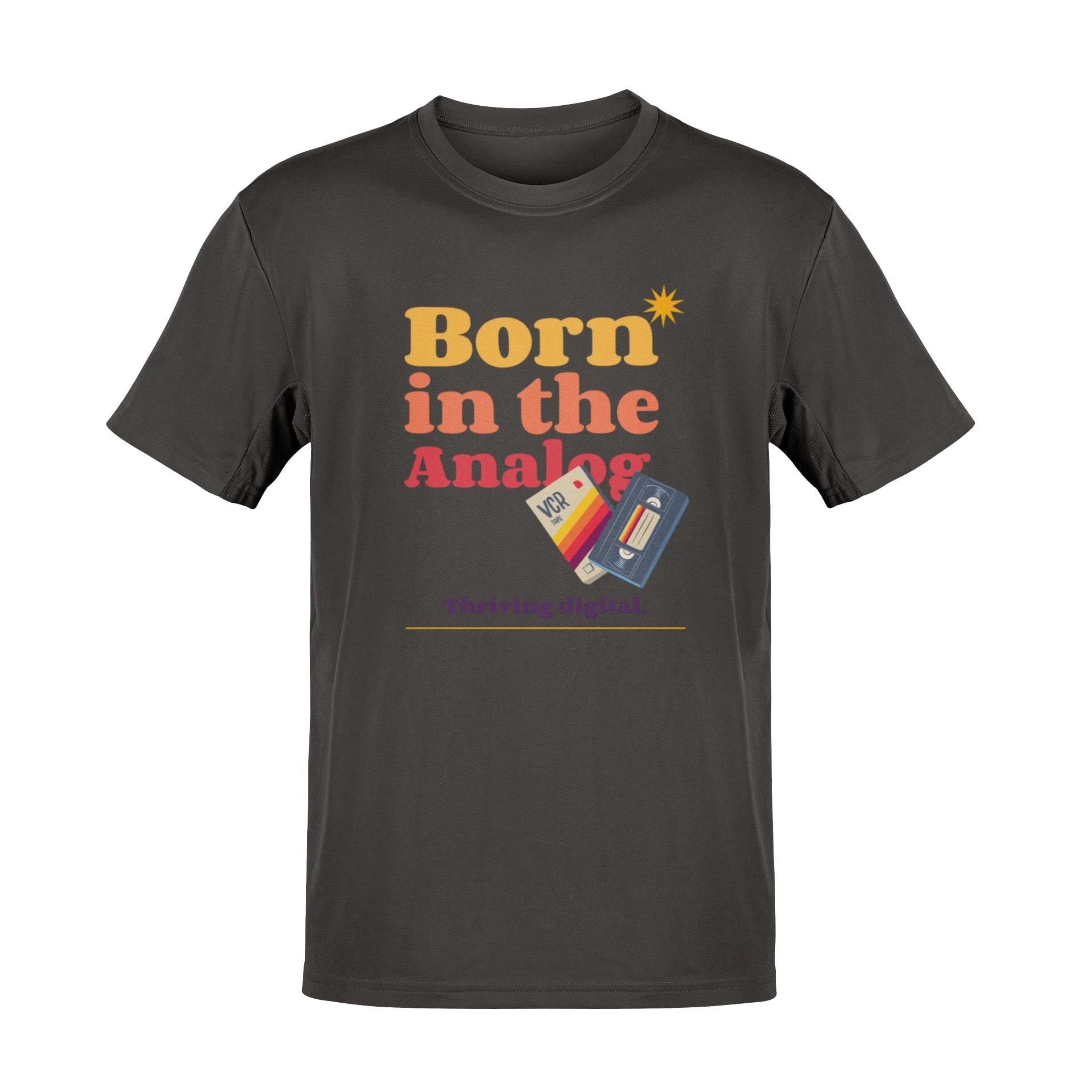 Retro VCR Tape T-Shirt: Born in the Analog Graphic Tee - product image 2