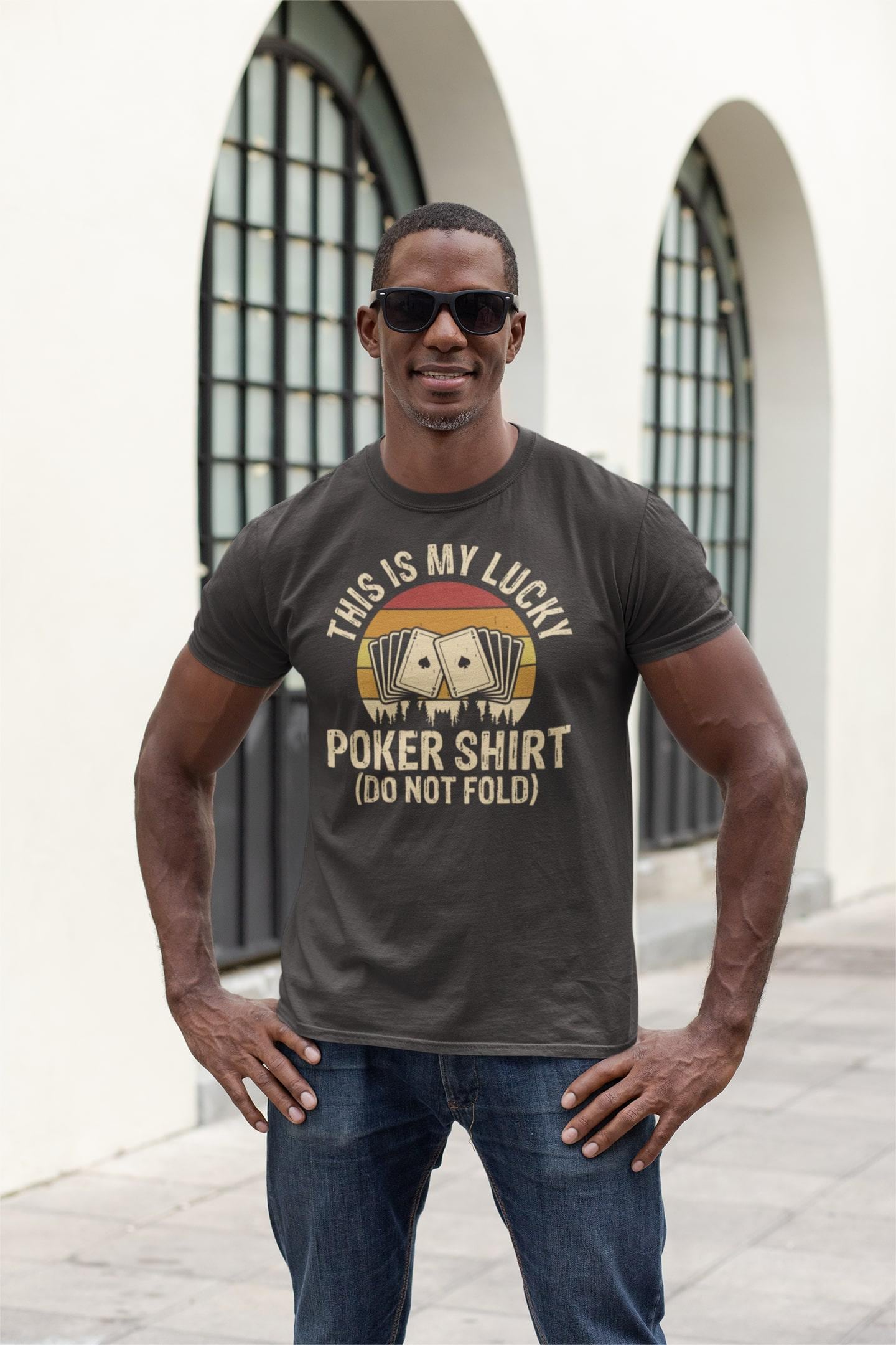 Lucky Poker T-Shirt: Funny Card Player Tee - 5 Colours - product image 8