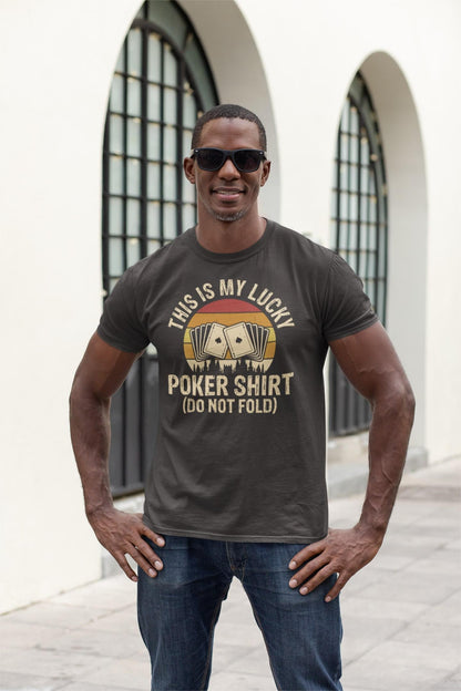 Lucky Poker T-Shirt: Funny Card Player Tee - 5 Colours - product image 8