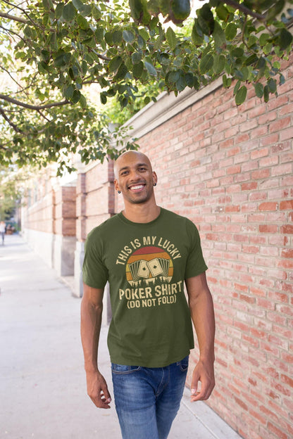 Lucky Poker T-Shirt: Funny Card Player Tee - 5 Colours - product image 9