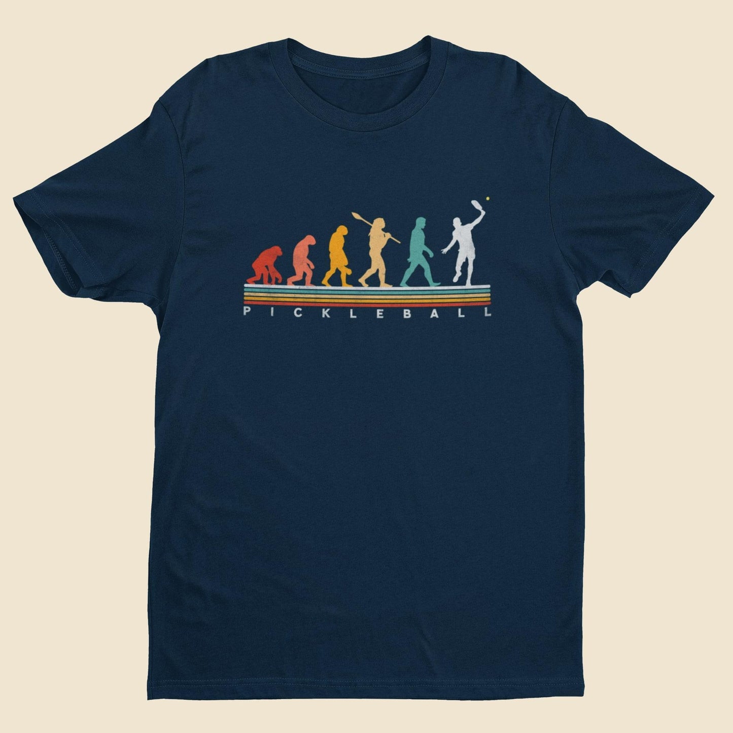 Pickleball Evolution T-Shirt: Funny Retro Graphic Tee - product image 5
