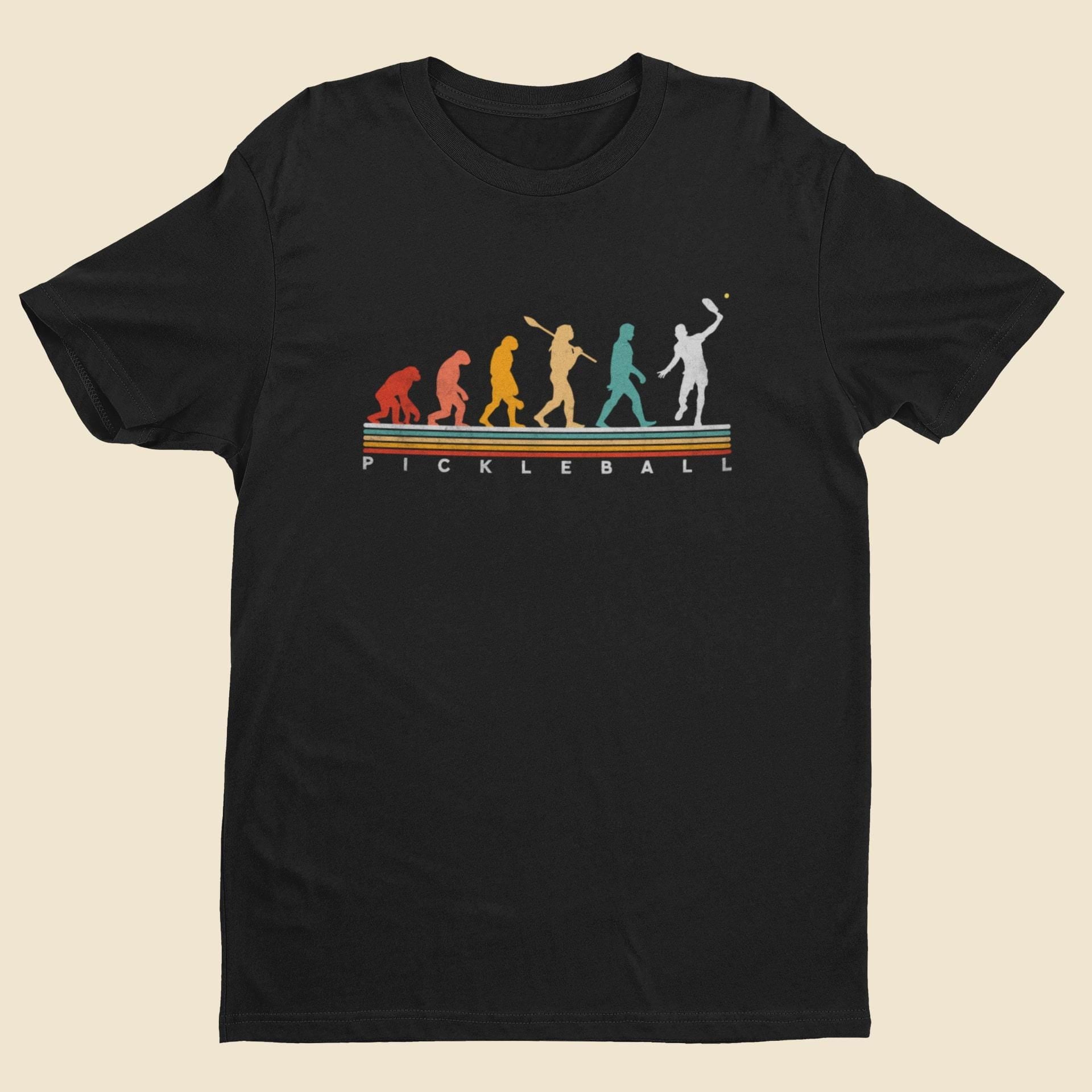Pickleball Evolution T-Shirt: Funny Retro Graphic Tee - product image 7