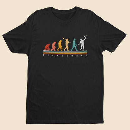 Pickleball Evolution T-Shirt: Funny Retro Graphic Tee - product image 7