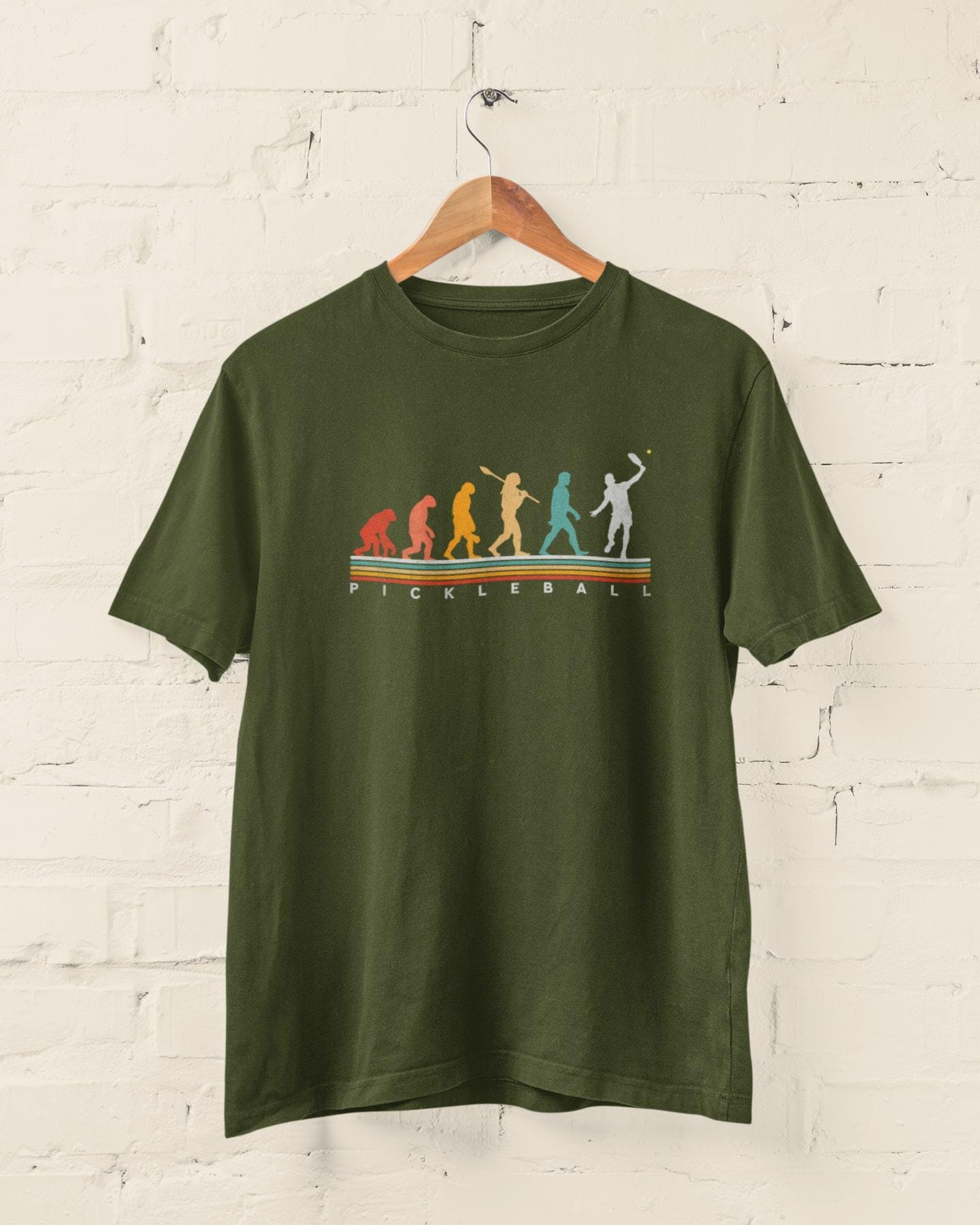 Pickleball Evolution T-Shirt: Funny Retro Graphic Tee - product image 3