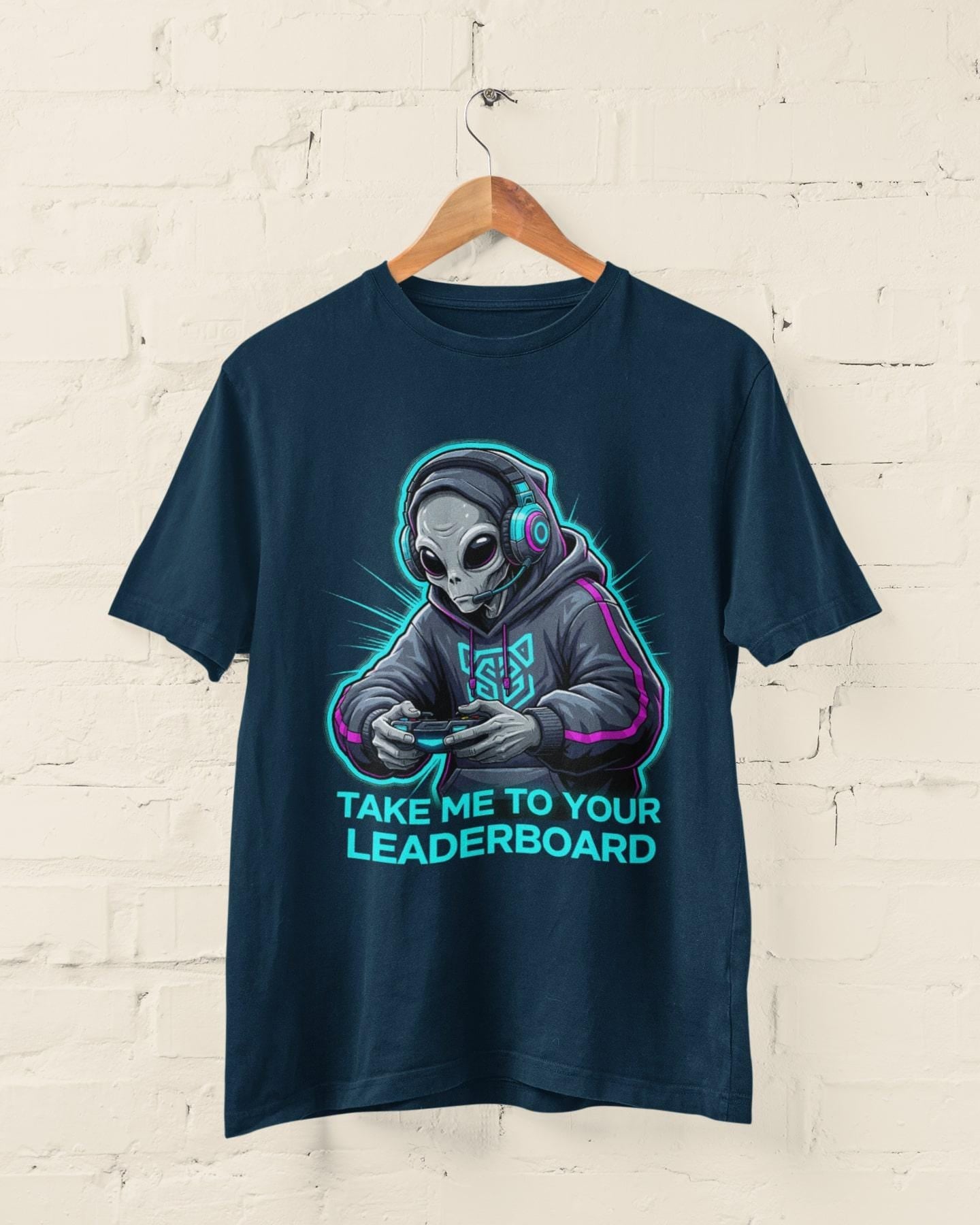 Retro 80s Alien Gamer T-Shirt: Sci-Fi Neon Graphic Tee - product image 4