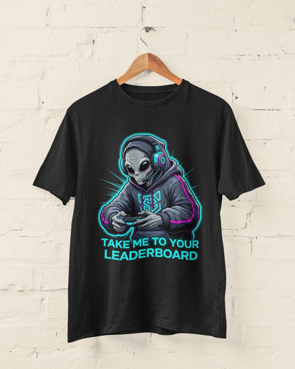 Retro 80s Alien Gamer T-Shirt: Sci-Fi Neon Graphic Tee - product image 5