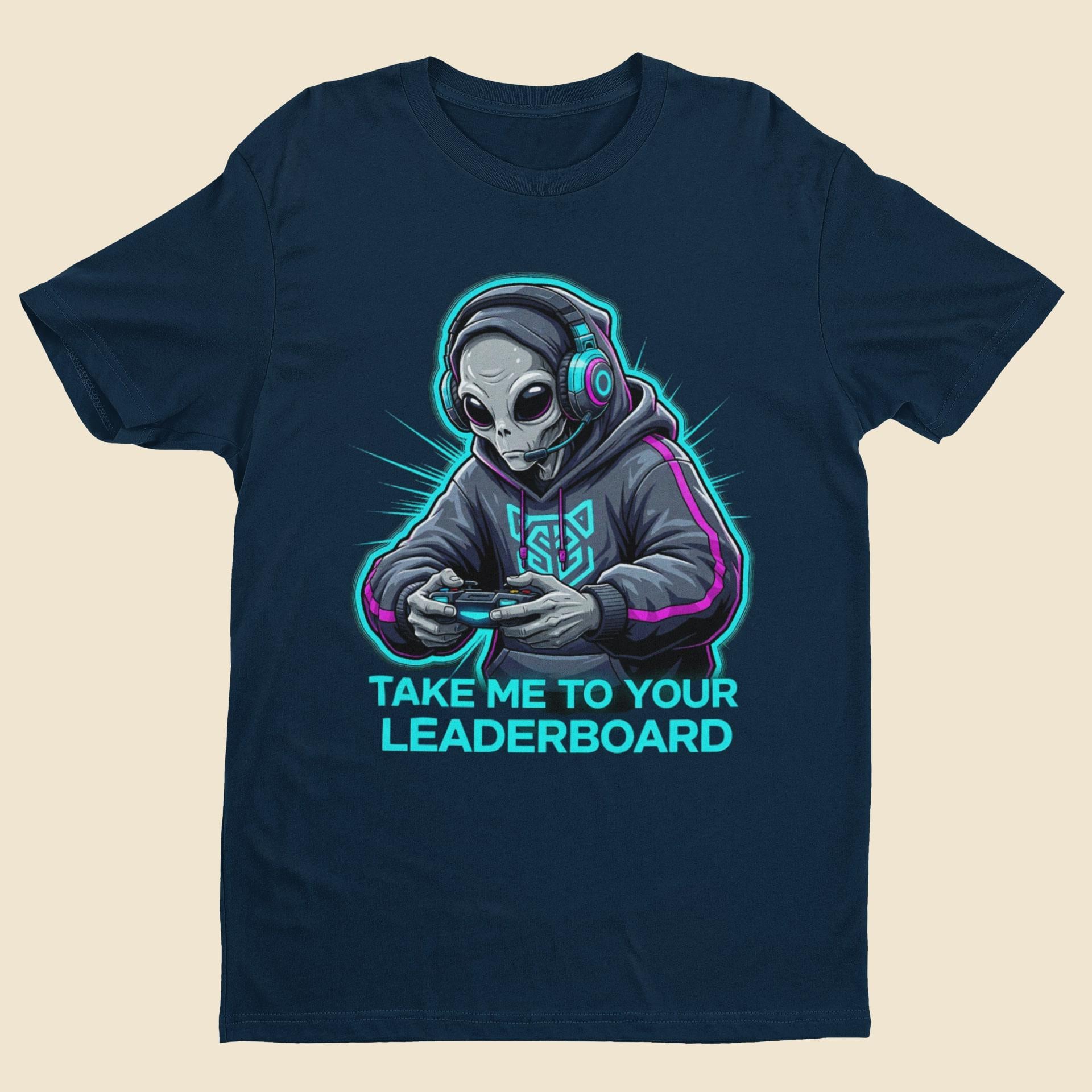 Retro 80s Alien Gamer T-Shirt: Sci-Fi Neon Graphic Tee - product image 8