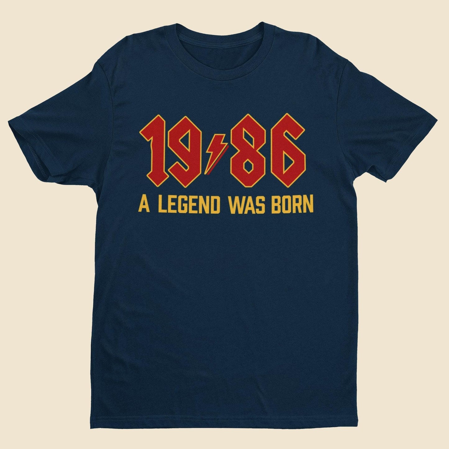 40th Birthday T-Shirt: 1986 A Legend Was Born - Retro Rock Style 2026 40th gifts - product image 6