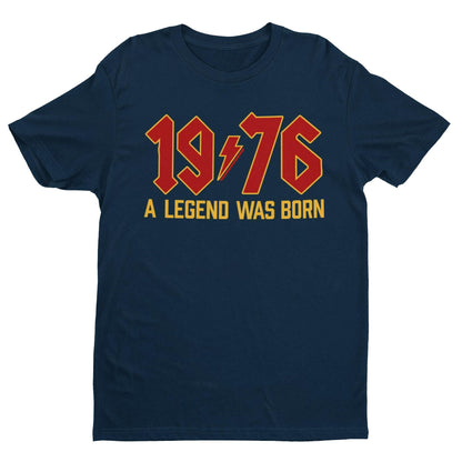 50th Birthday T-Shirt: 1976 A Legend Was Born - Retro Rock Style 2026 50th gifts - product image 10