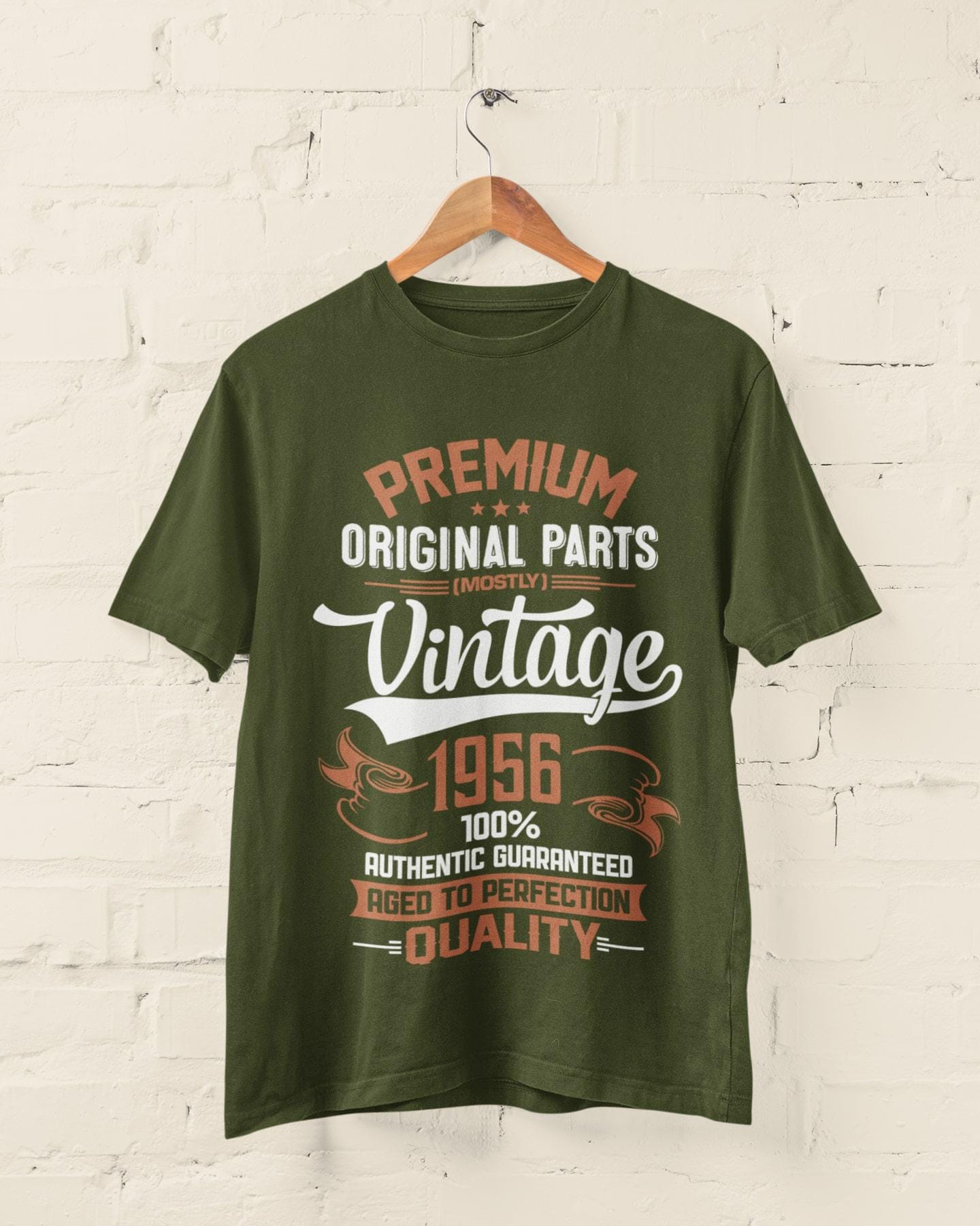 70th Birthday T-Shirt: Vintage 1956 Aged To Perfection Seventy in 2026 - product image 3