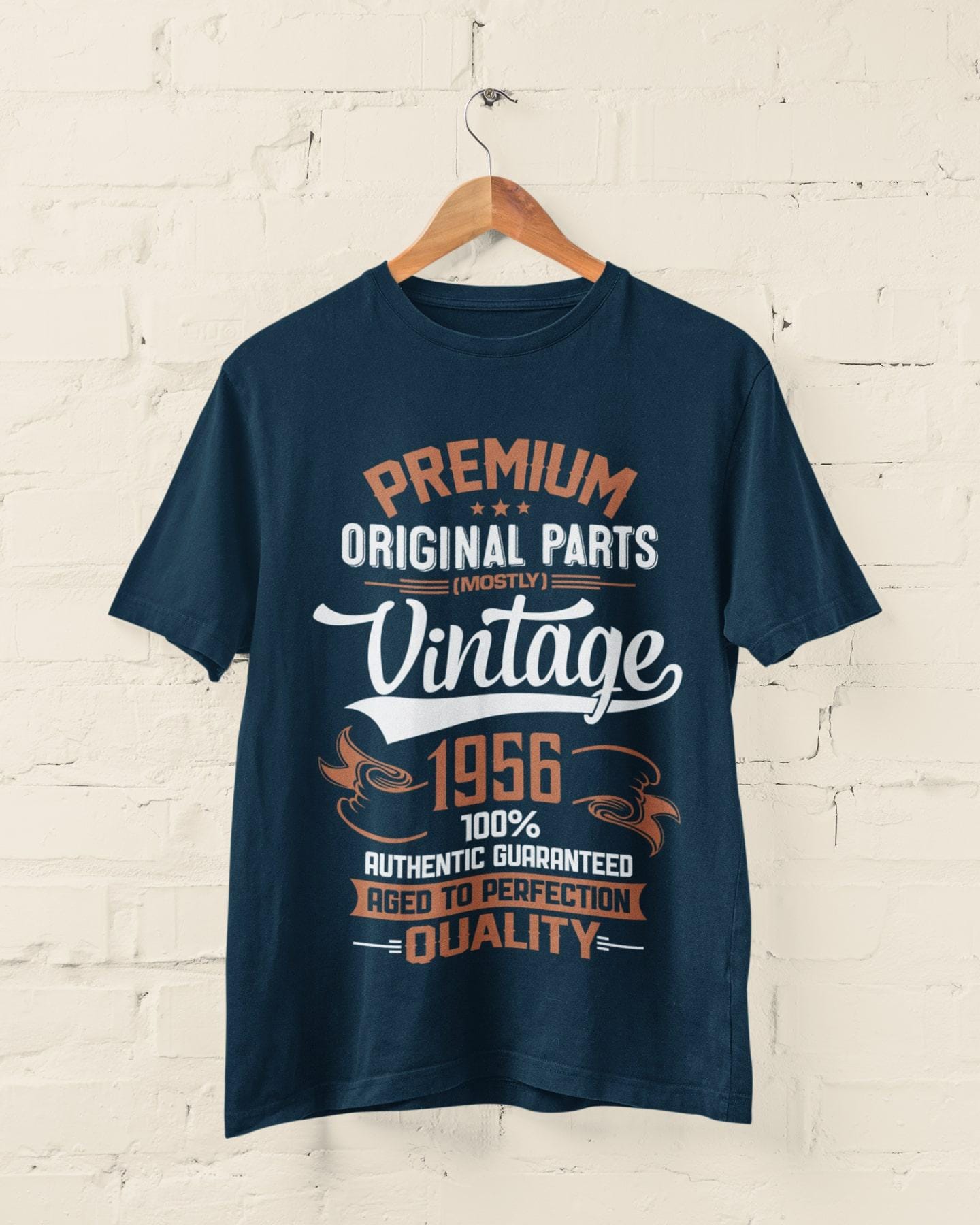 70th Birthday T-Shirt: Vintage 1956 Aged To Perfection Seventy in 2026