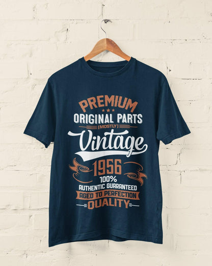 70th Birthday T-Shirt: Vintage 1956 Aged To Perfection Seventy in 2026