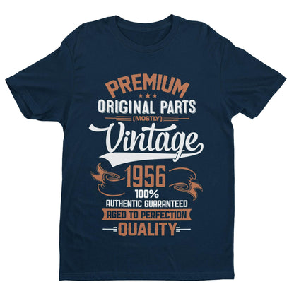 70th Birthday T-Shirt: Vintage 1956 Aged To Perfection Seventy in 2026 - product image 10
