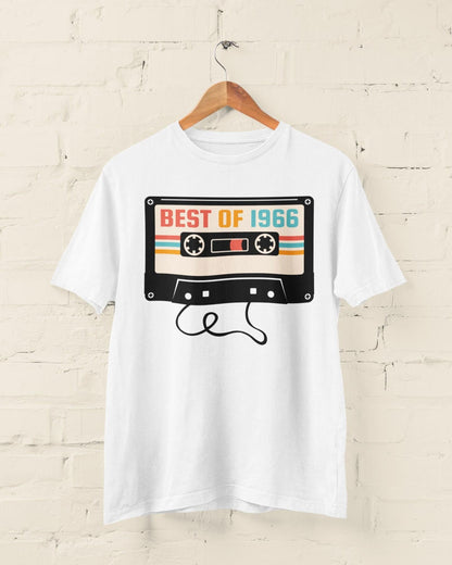 Retro 60th Birthday T-Shirt 2026 Best Of 1966 Cassette Mix Tape - product image 3