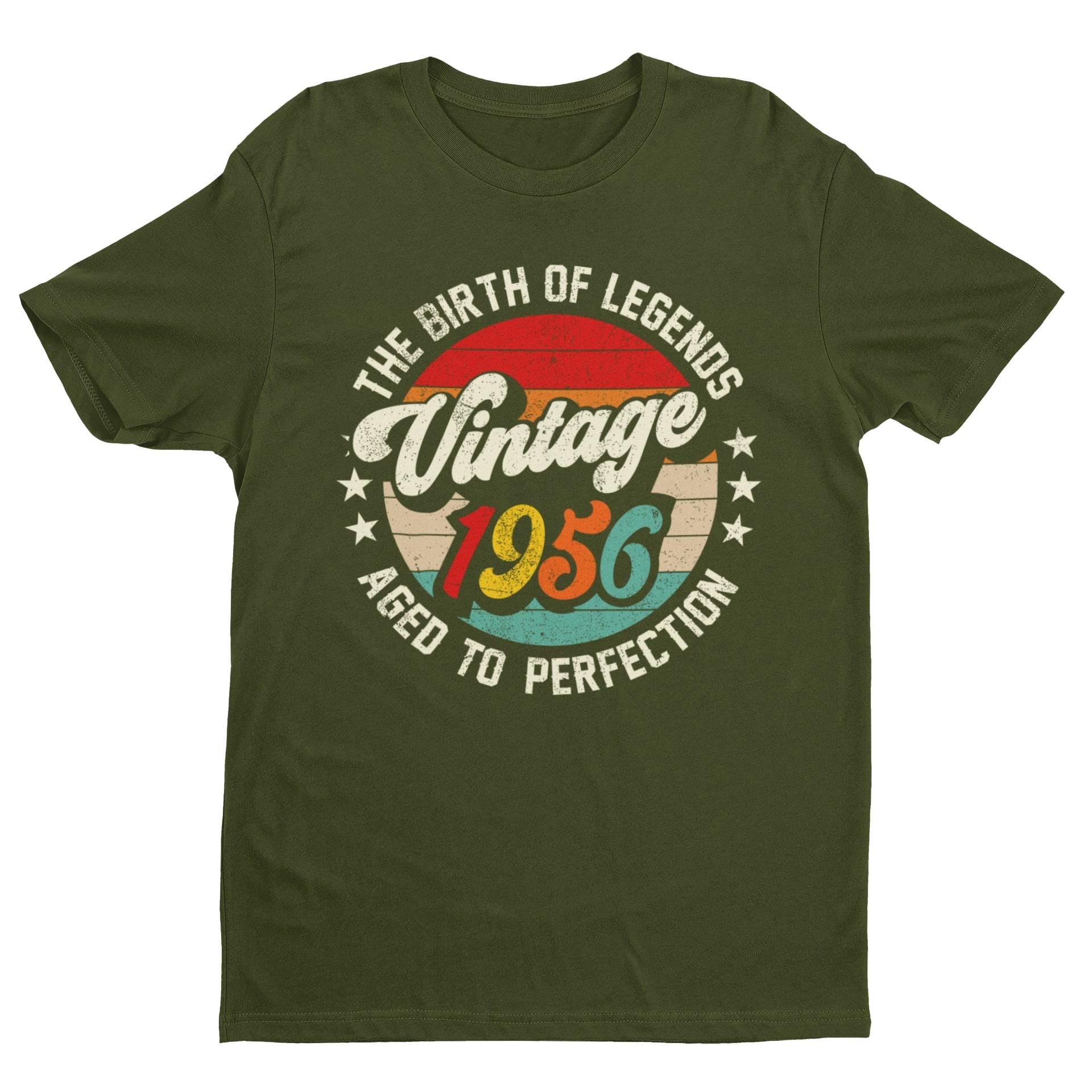 70th Birthday T-Shirt - Vintage 1956 Aged To Perfection - product image 9