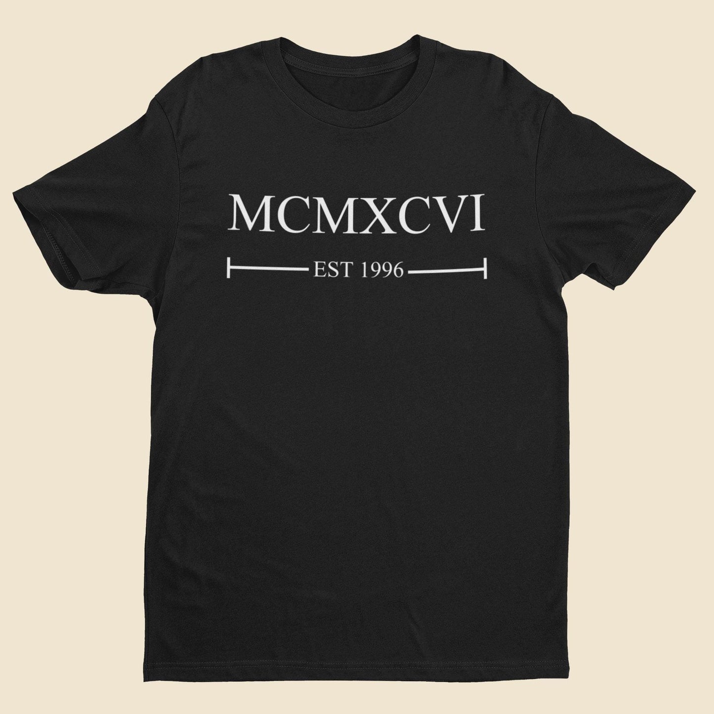 30th Birthday 1996 T-Shirt Roman Numerals Established 1996 Gift For Him Her - product image 7