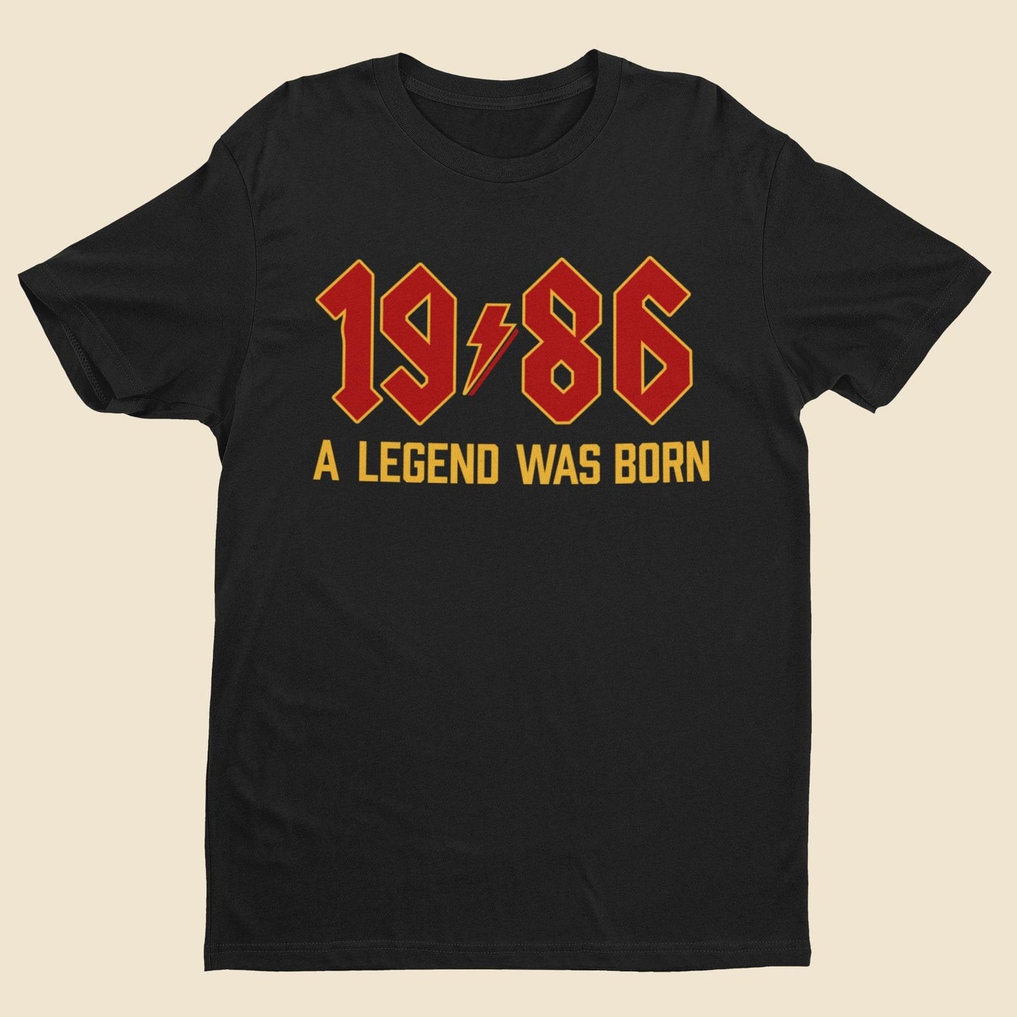 40th Birthday T-Shirt: 1986 A Legend Was Born - Retro Rock Style 2026 40th gifts - product image 5