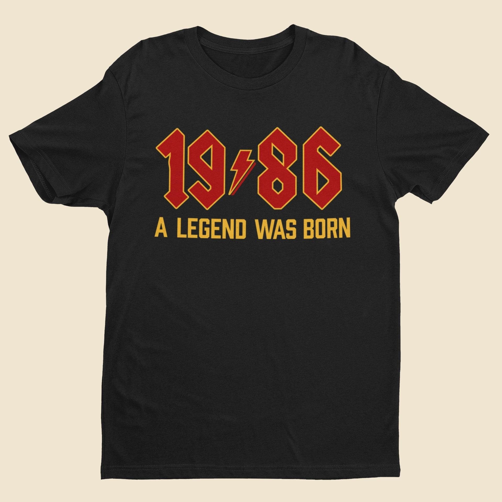 40th Birthday T-Shirt: 1986 A Legend Was Born - Retro Rock Style 2026 40th gifts - product image 5