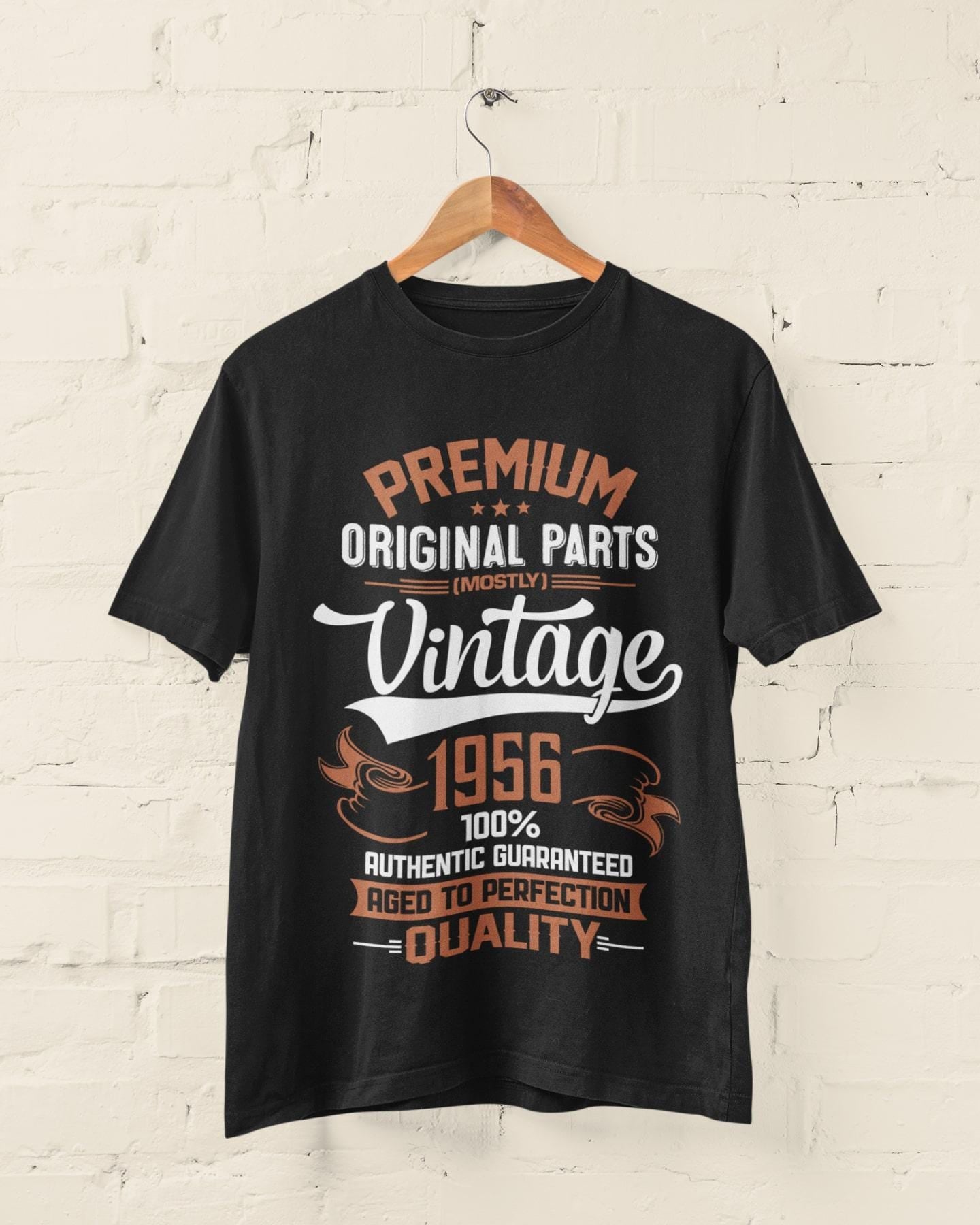 70th Birthday T-Shirt: Vintage 1956 Aged To Perfection Seventy in 2026 - product image 2