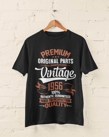 70th Birthday T-Shirt: Vintage 1956 Aged To Perfection Seventy in 2026 - product image 2