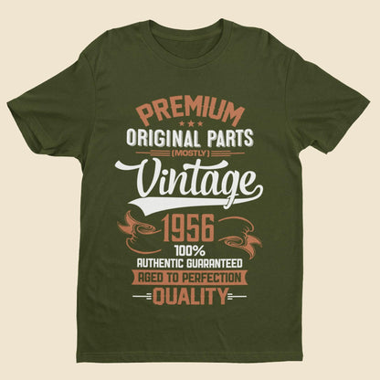 70th Birthday T-Shirt: Vintage 1956 Aged To Perfection Seventy in 2026 - product image 7