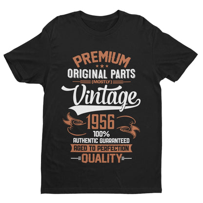 70th Birthday T-Shirt: Vintage 1956 Aged To Perfection Seventy in 2026 - product image 8
