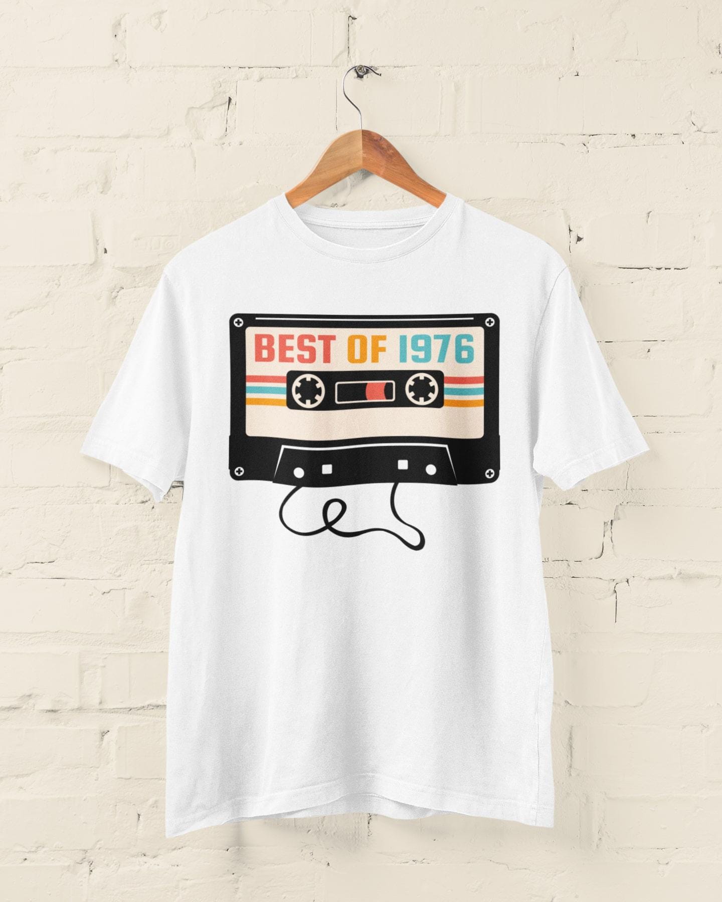 Retro 1976 Cassette Tape T-Shirt - 50th Birthday Gift 50 in 2026 - product image 2