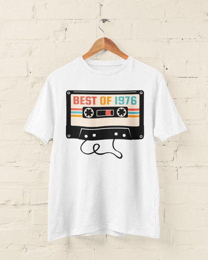 Retro 1976 Cassette Tape T-Shirt - 50th Birthday Gift 50 in 2026 - product image 2