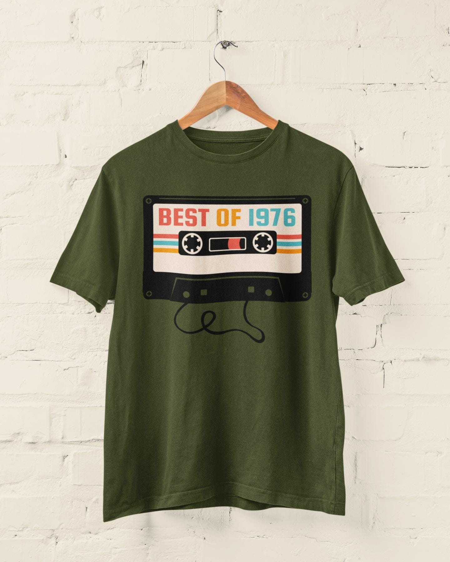 Retro 1976 Cassette Tape T-Shirt - 50th Birthday Gift 50 in 2026 - product image 3