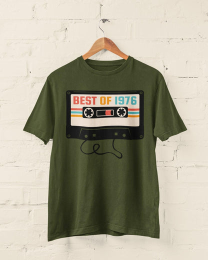 Retro 1976 Cassette Tape T-Shirt - 50th Birthday Gift 50 in 2026 - product image 3