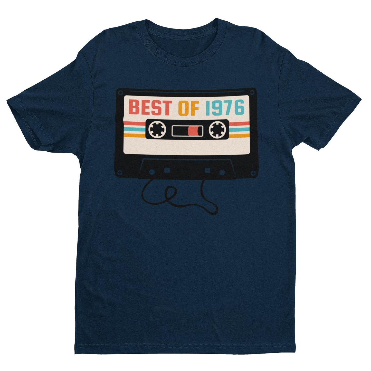 Retro 1976 Cassette Tape T-Shirt - 50th Birthday Gift 50 in 2026 - product image 10