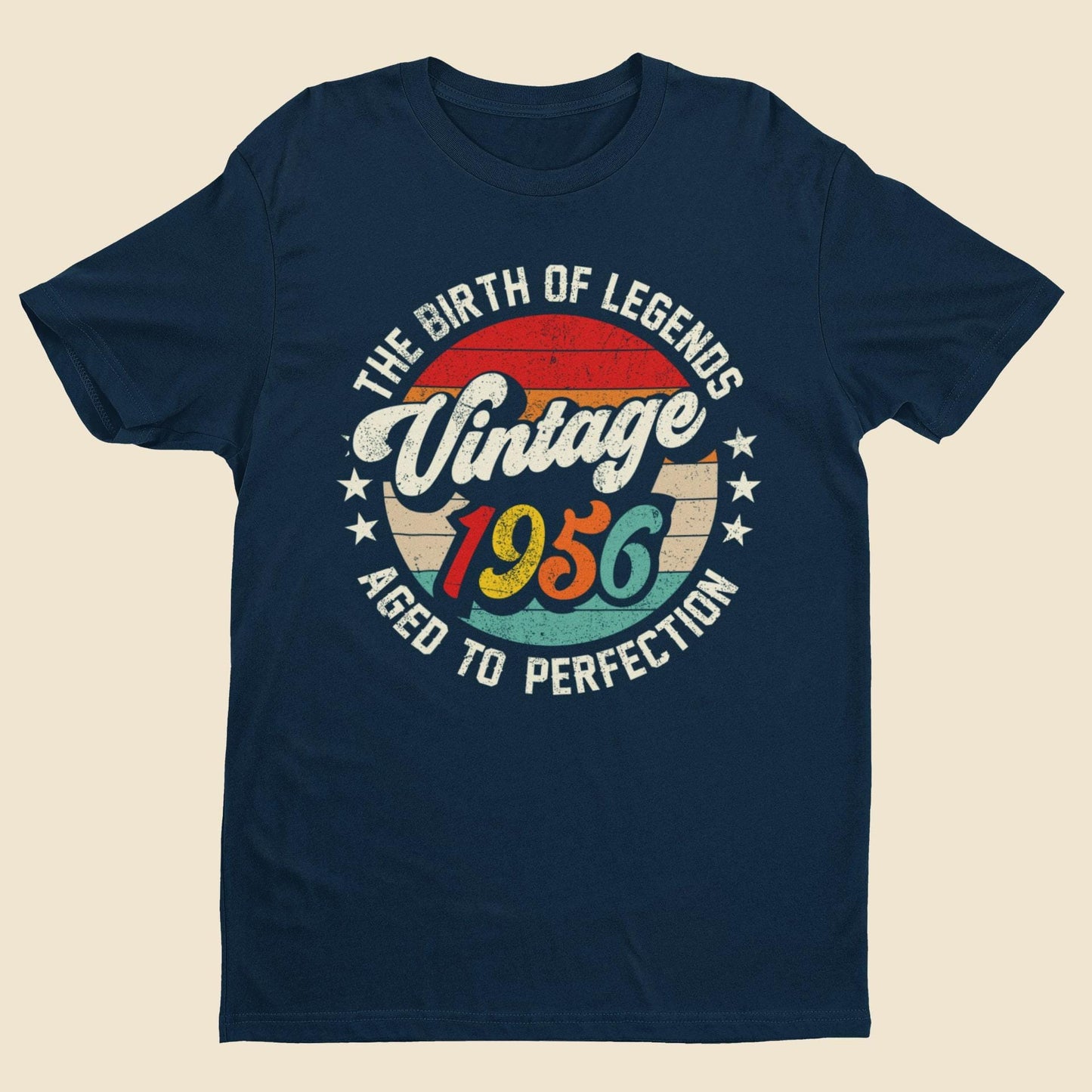 70th Birthday T-Shirt - Vintage 1956 Aged To Perfection - product image 6