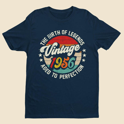 70th Birthday T-Shirt - Vintage 1956 Aged To Perfection - product image 6