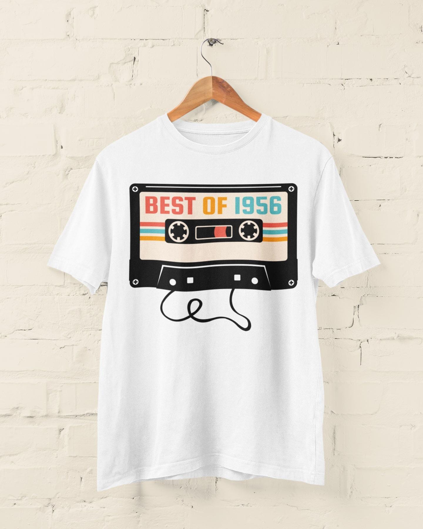 70th Birthday T-Shirt, 1956 Mixtape Design - product image 2