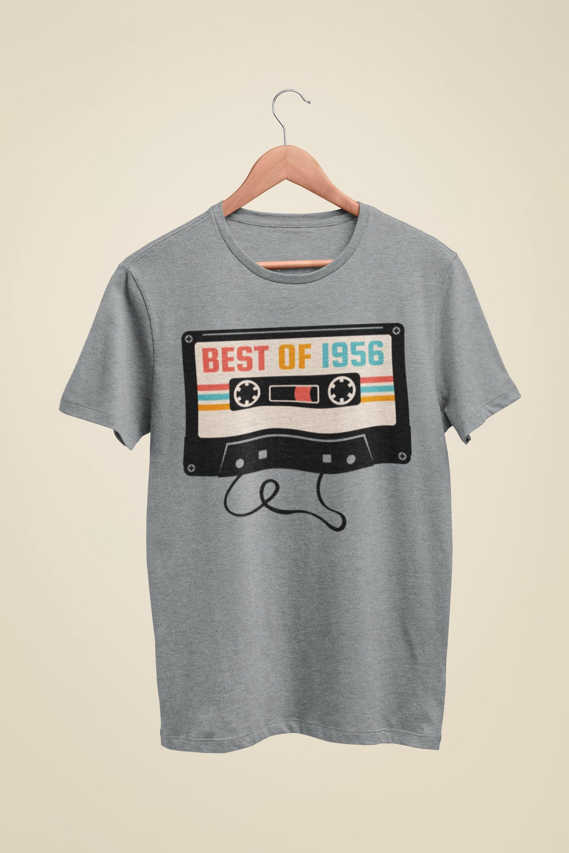 70th Birthday T-Shirt, 1956 Mixtape Design