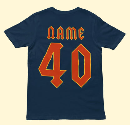 Personalised 40th Birthday T-Shirt: Retro Heavy Metal Rocker Gift 1986 A Legend Was Born - product image 9