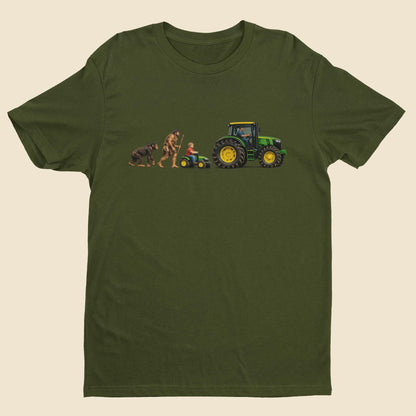 Tractor Evolution T-Shirt Funny Farmer Gift Farming Tee Country Dad Unisex Graphic Top - product image 7