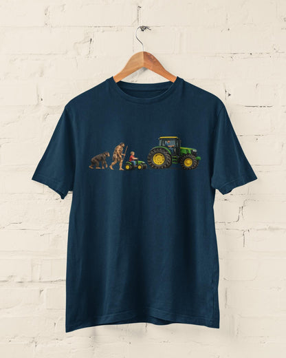 Tractor Evolution T-Shirt Funny Farmer Gift Farming Tee Country Dad Unisex Graphic Top - product image 5