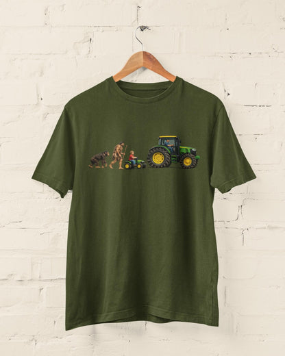 Tractor Evolution T-Shirt Funny Farmer Gift Farming Tee Country Dad Unisex Graphic Top - product image 2