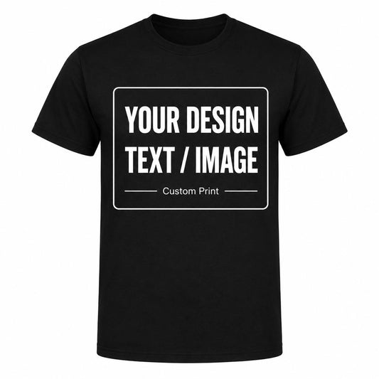 Personalised T-Shirt - Any Text, Image, Logo or Photo, main product view