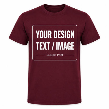 Personalised T-Shirt, Any Text Image Logo Photo, Optional Back Print - product image 6