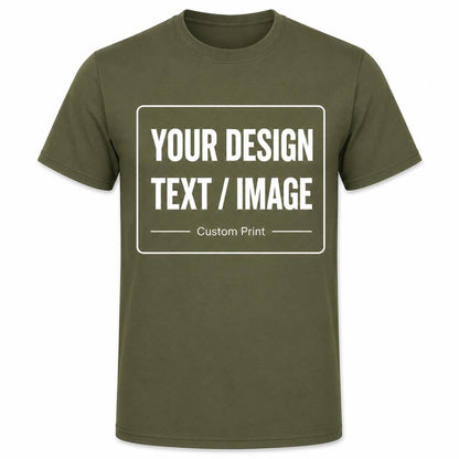 Personalised T-Shirt, Any Text Image Logo Photo, Optional Back Print - product image 7