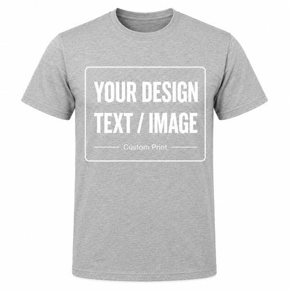 Personalised T-Shirt, Any Text Image Logo Photo, Optional Back Print - product image 8